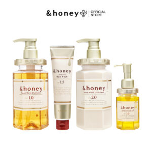 &HONEY DEEP MOIST - แชมพู,ทรีทเม้นท์,ออยล์,แฮร์แพค สูตรดูแลผมแห้งเสีย ให้ผมนุ่มลื่น ชุ่มชื้นยาวนาน